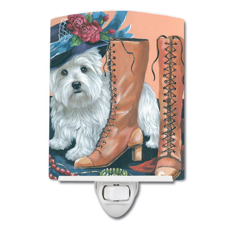 Veilleuse Westie, Westie dans le placard de maman