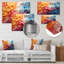 - Salon d'art mural abstrait en métal-99555802