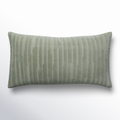 Zorina Embroidered Cotton Lumbar Throw Pillow
