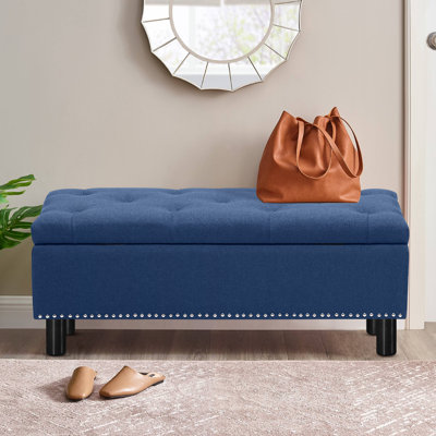 Canealus Upholstered Storage Bench