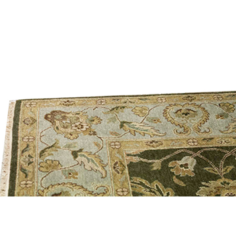 Wool Floral Area Rug