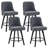 Swivel Bar Stools, 26'' Upholstered Counter Stool with Solid Wood Frame-751469149