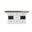 71" W Kitchen Island With Leaf