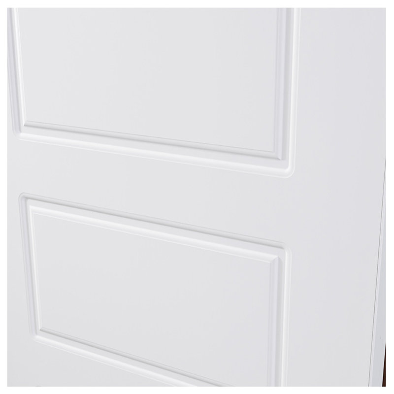 Double porte intérieure stratifiée blanche 5 panneaux, 60 po x 80 po, Droite / vers l'intérieur