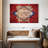 " State Map Over Arkansas Flag " by Echoes Of America 3 - Pieces-1968332574