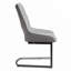 Chaise rembourrée avec pieds en métal