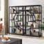 Alberico 174cm H x 95cm W Iron Bookcase-2037852552