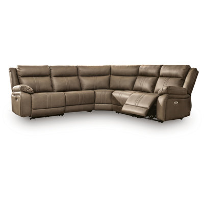 Max-Media 5-Piece Power Reclining Sectional