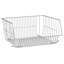 Panier de rangement en fil de fer blanc empilable ou à monter, ensemble de 4