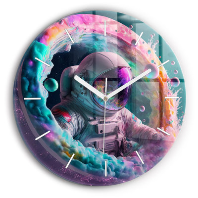 Glass Wall Clock