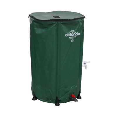 Dellonda Weather Resistant Polyester Rain Barrel