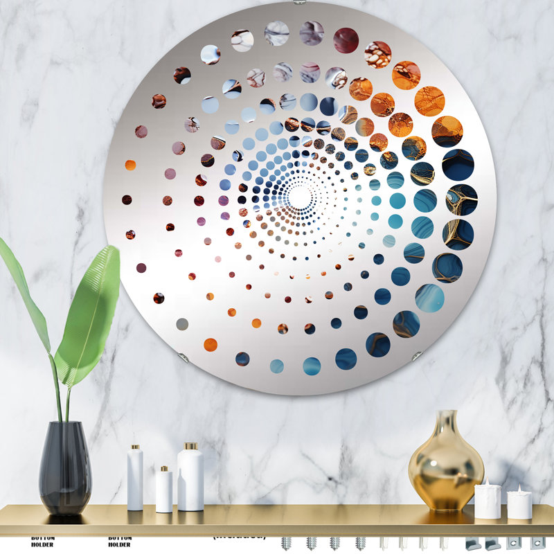 Emary Circle Mirror, 31.4" x 31.4"