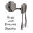Heavy Duty 24-Inch Counter-Height Bar Stools with 225 Pound Capacity, Grey-383833813