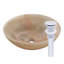 Lavabo de salle de bain vasque circulaire en pierre-95973746