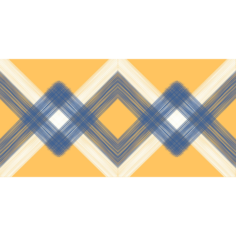 Housse de coussin carrée d’extérieur String art, 20 po x 20 po, Jaune
