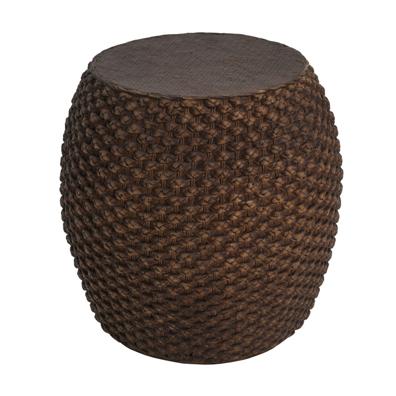 Table d'appoint en faux rotin