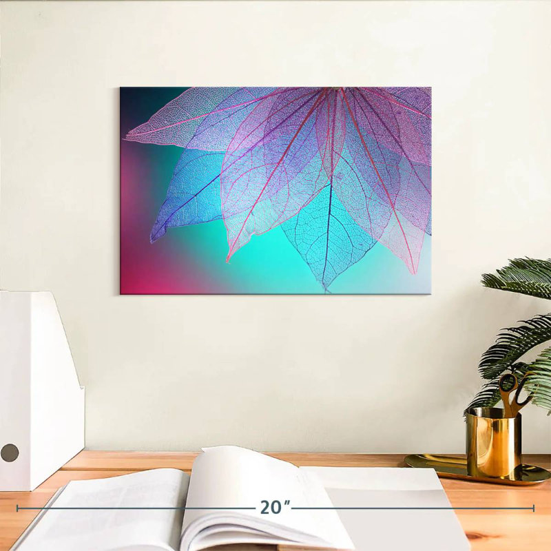 Harnek feuilles translucides, H 8 po x l 12 po