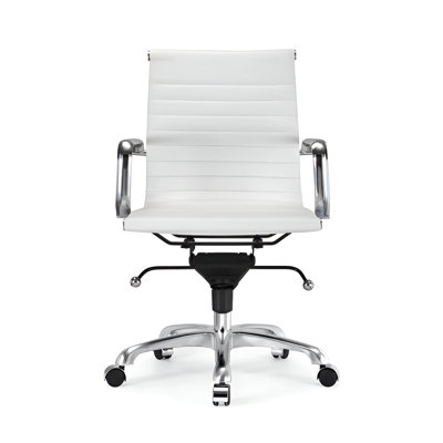 Chaise de bureau à dossier bas Toni