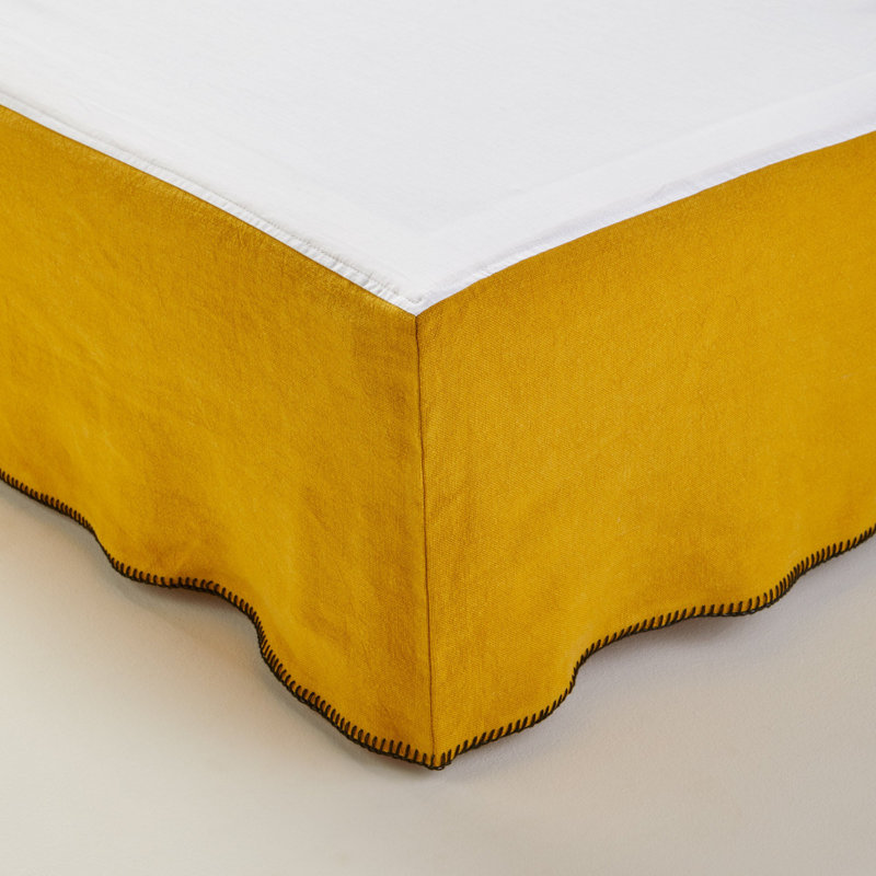 Nino Tailored Wrap Around, 90cm W x 32cm D, Yellow