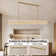 80-Light 72"L Dimmable Square / Rectangle Crystal Cup Chandelier with Crystal Accents(Bulbs Included)
