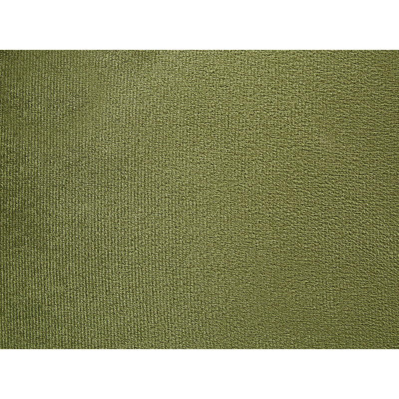 Aimilia 47cm Wide Round Pouf Ottoman, Green