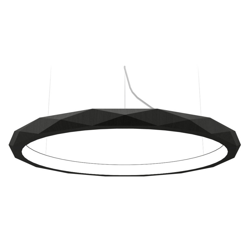1 - Light LED Pendant, 2.36" H x 39.37" W x 39.37" D, Organic Cappuccino
