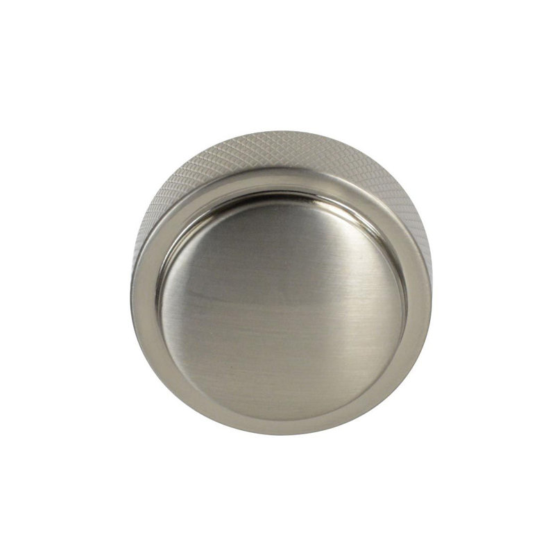Sherwood 1 3/8" Diameter Round Knob, Satin Nickel
