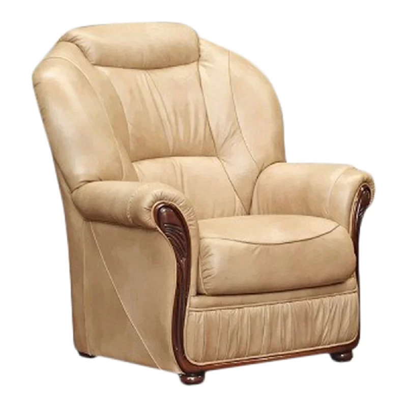 Kirwin Leather Armchair, Nut