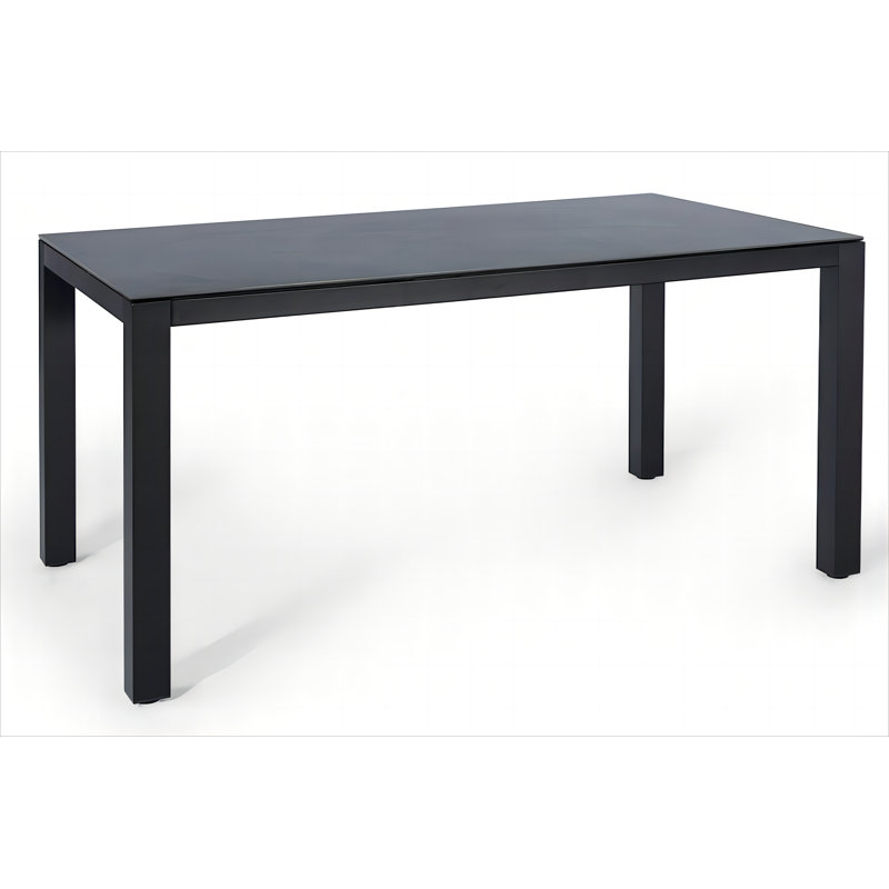Miriel Rectangular Glass Outdoor Dining Table - 215 cm W 90 cm D