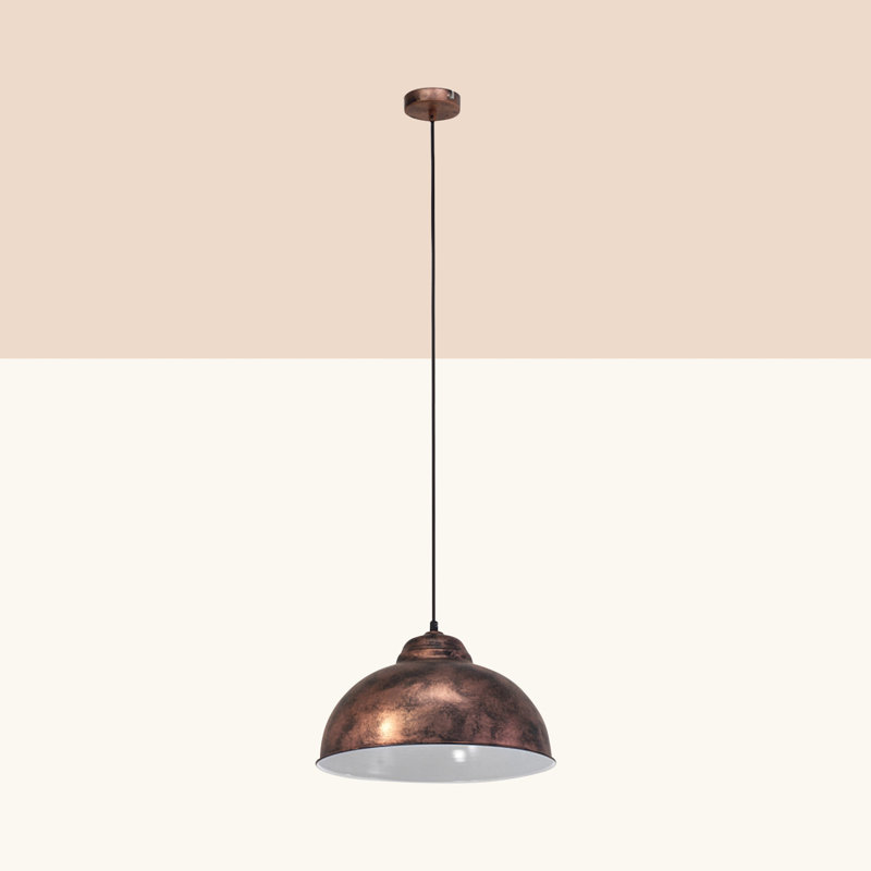 Sara 1 - Light Dome Pendant, Copper Antique