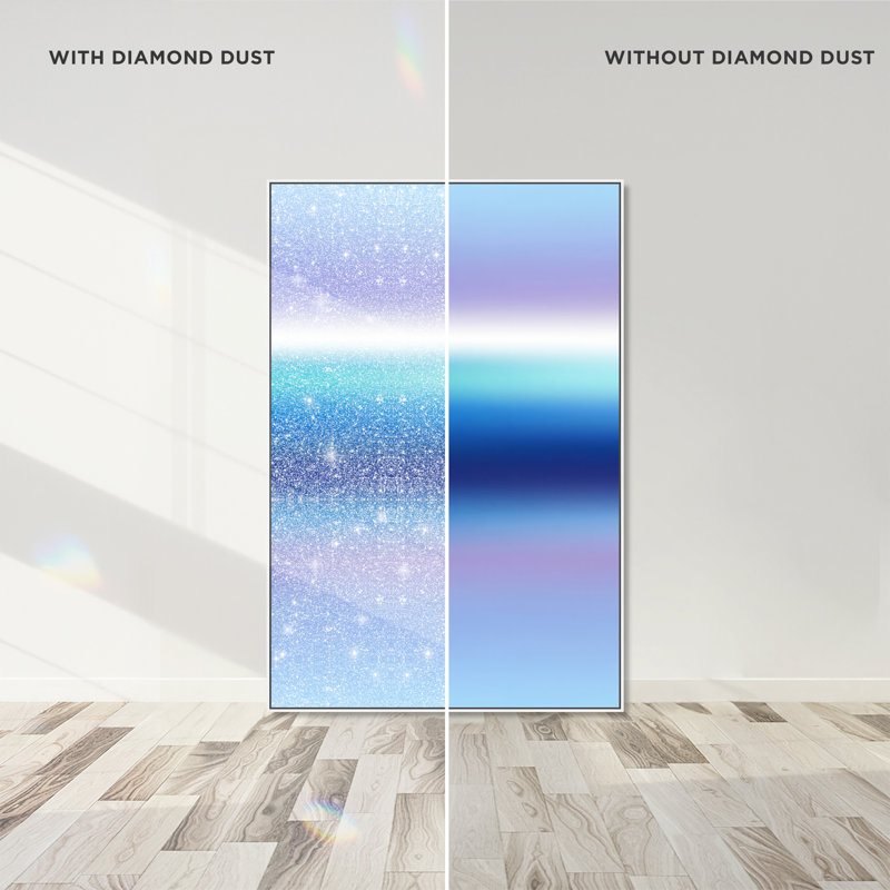 Moonlit Gradient Print by Oliver Gal, 37"H x 25"W, White Floater Frame