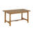 Solid Acacia Wood 5-Piece Outdoor Dining Set, 59" Rectangular Table With Umbrella Hole And 4 Ergonomic Chairs-895106624
