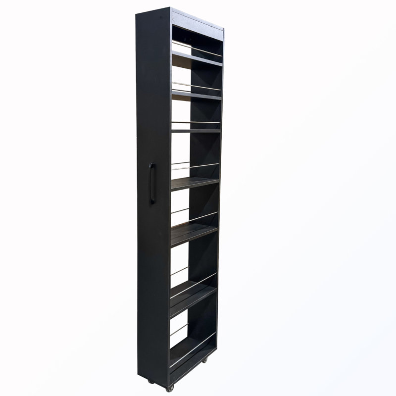 Armoire 7 côtés avec tablette ouverte, Black