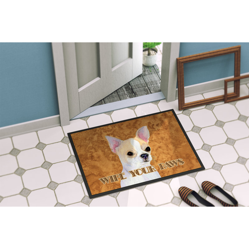 Tapis d'entrée antidérapant Sugartown, Rectangle 1 pi 6 po x 2 pi 3 po