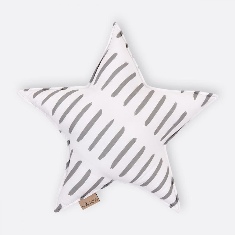 Graue Striche Striped Novelty Cushion
