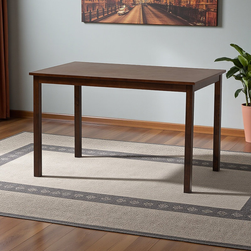 Empress dining table with modern design in Brown, 29.2'' H X 47.54'' W X 29.79'' D