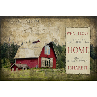 Widby's Sentiments III - Wrapped Canvas Print
