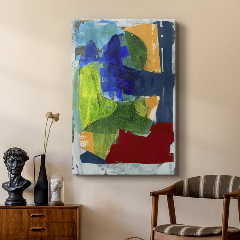 Brights Strokes II - galerie sur mesure Cavas, H 27 po x l 18 po