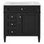 Meuble-lavabo moderne de 30 po avec lavabo supérieur, rangement spacieux et glissières silencieuses pour un design élégant et fonctionnel-375968149-375968148