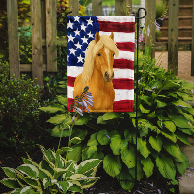 Drapeau du jardin américain Palomino