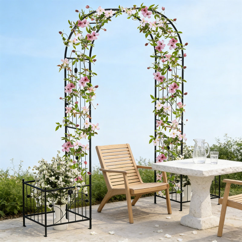 Metal Garden Art, 217cm H x 202cm W x 50cm D