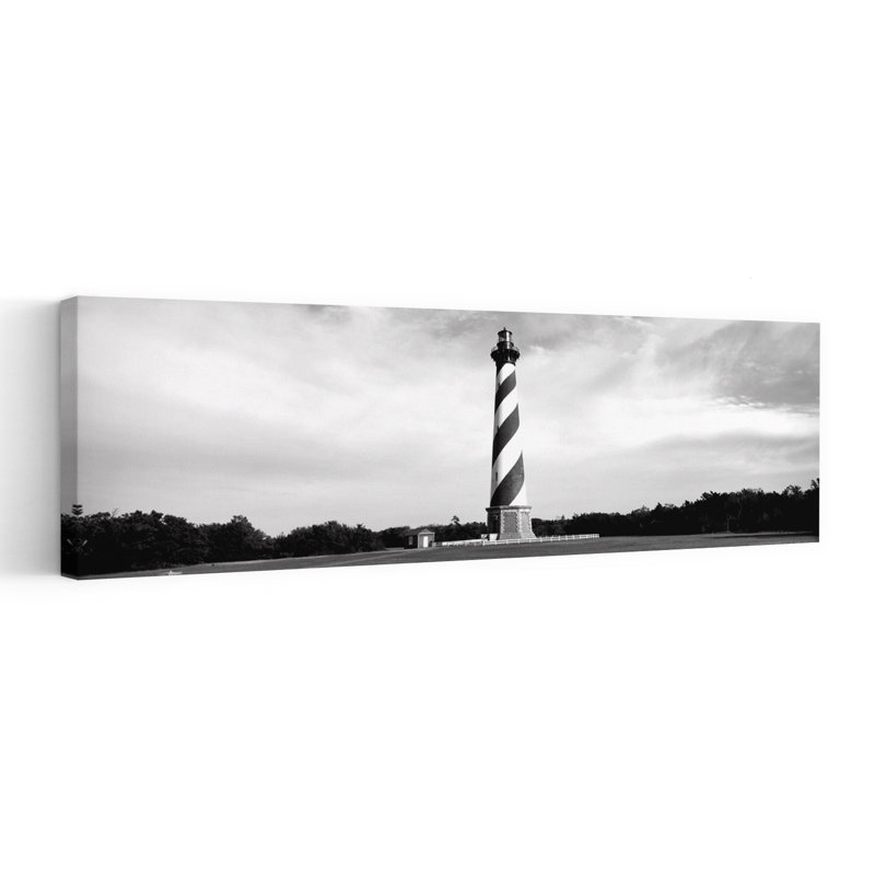 Cape Hatteras Lighthouse Outer Banks Buxton North Carolina USA by Dan Merkel - Wrapped Canvas Panoramic Print