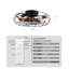 Nouveau ventilateur de plafond de 19 pouces avec moteur à courant continu réversible à 8 vitesses et 8 pales pour chambre à coucher