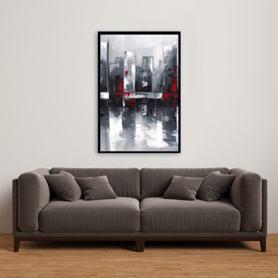 Abstract Cityscape Print On Canvas