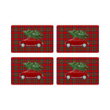 Vegan Leather Retangle Placemats