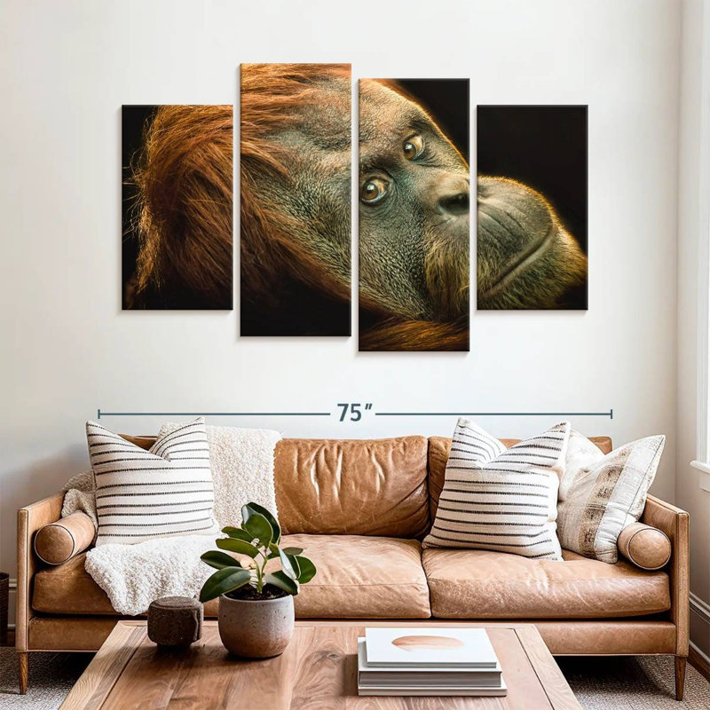 Brampt Dramatic Orangutan, 42"H x 68"W