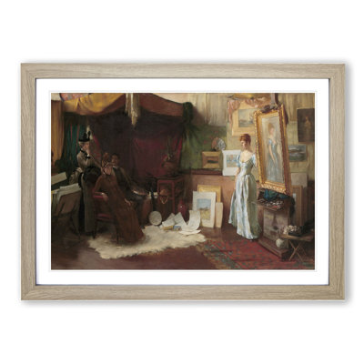 Fair Critics by Charles Curran - Framed Print