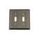 Deco 2-Gang Toggle Light Switch Wall Plate