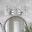 3-Light Modern Dimmable Bathroom Vanity Light with Dimpled Glass Shades-95373238