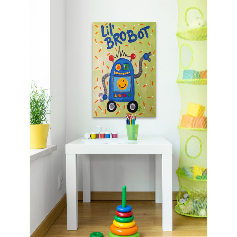 «Lil Brobot», reproduction sur toile tendue, H 36 po x l 24 po x P 1,5 po